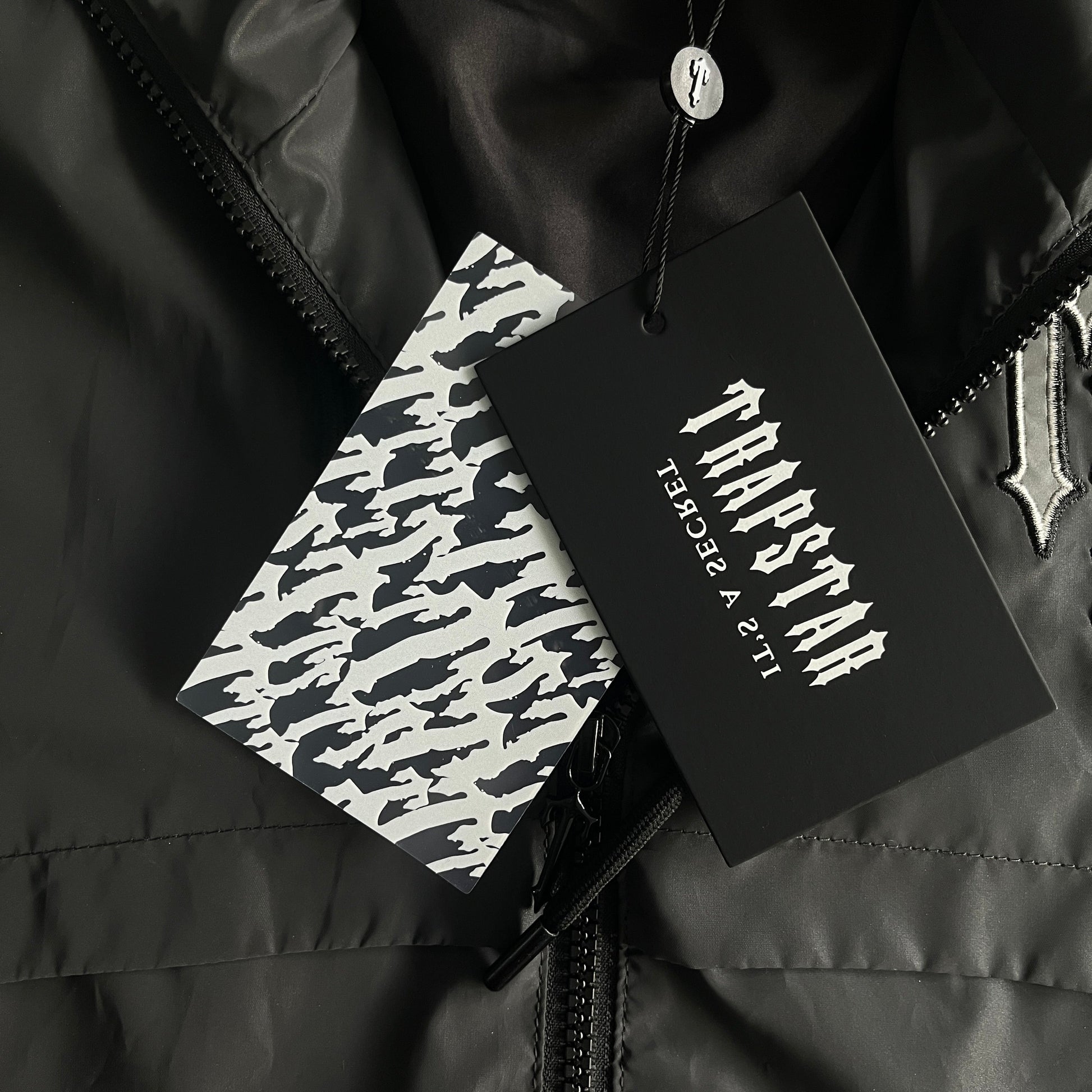 Trapstar Shooters Windbreaker Black Reflective