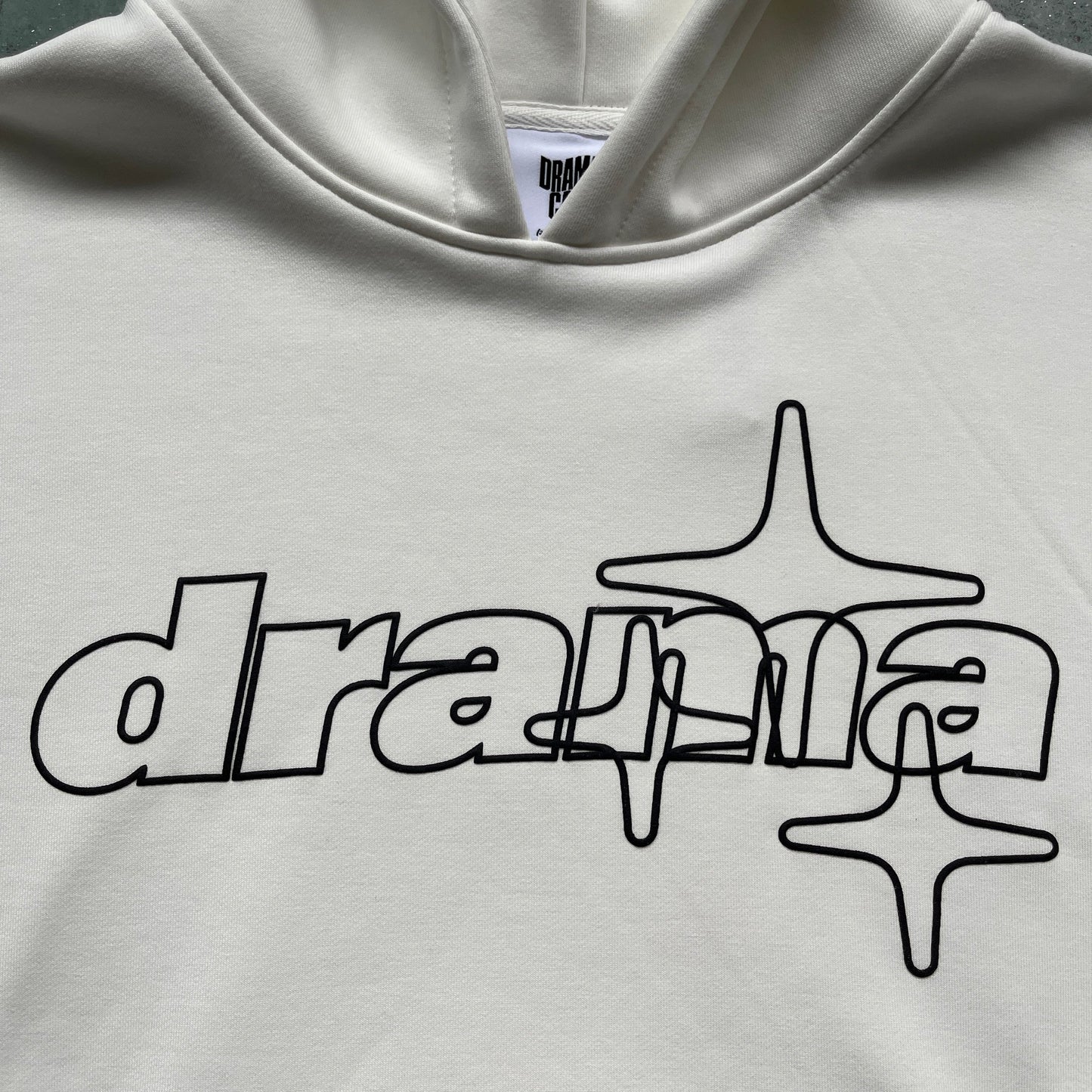 Drama Call Stars Hoodie White/Black
