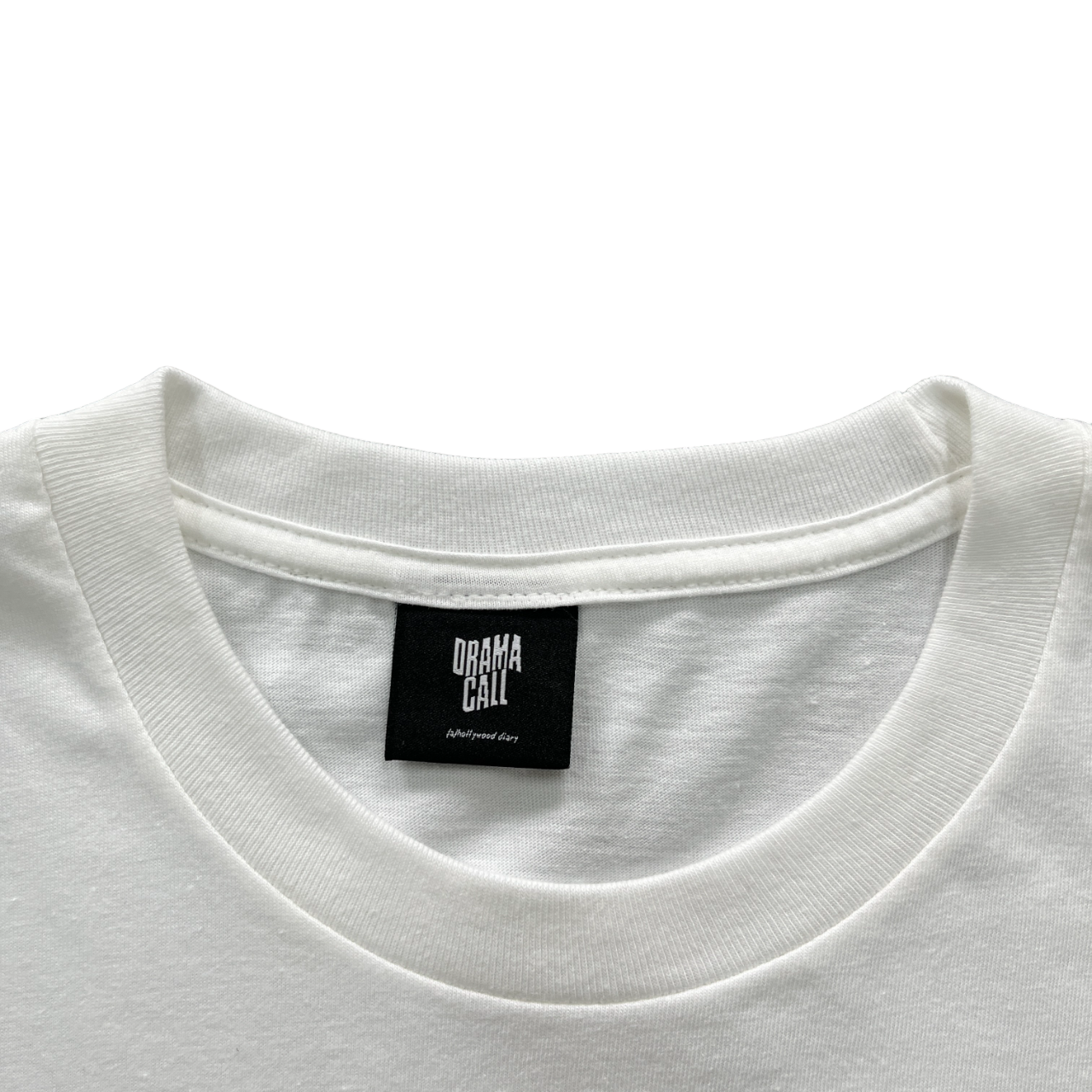 Drama Call Classic Tee White/Brown