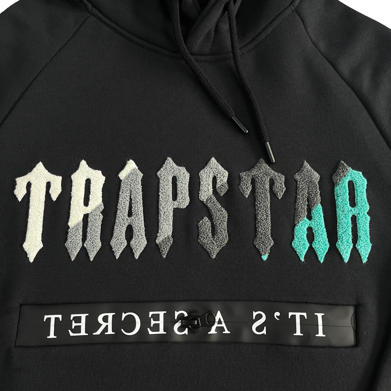 Trapstar Chenille Decoded 2.0 Hoodie Tracksuit Black/Teal