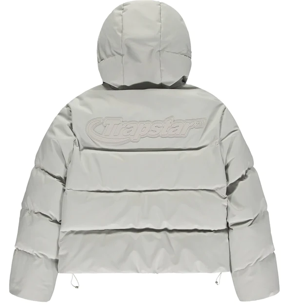 Trapstar Hyperdrive Technical Puffer Jacket Light Grey