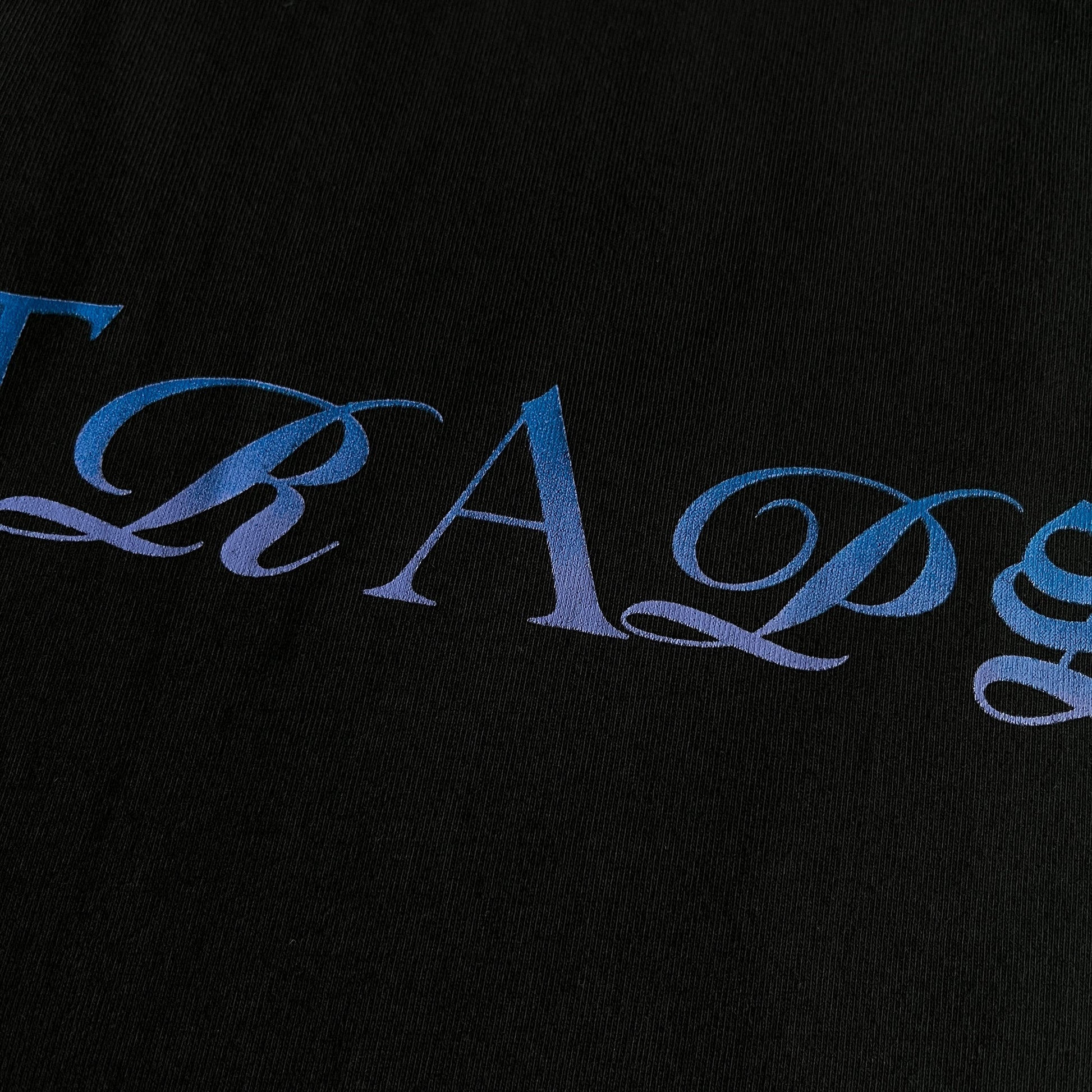 Trapstar Script Fade Tee Black
