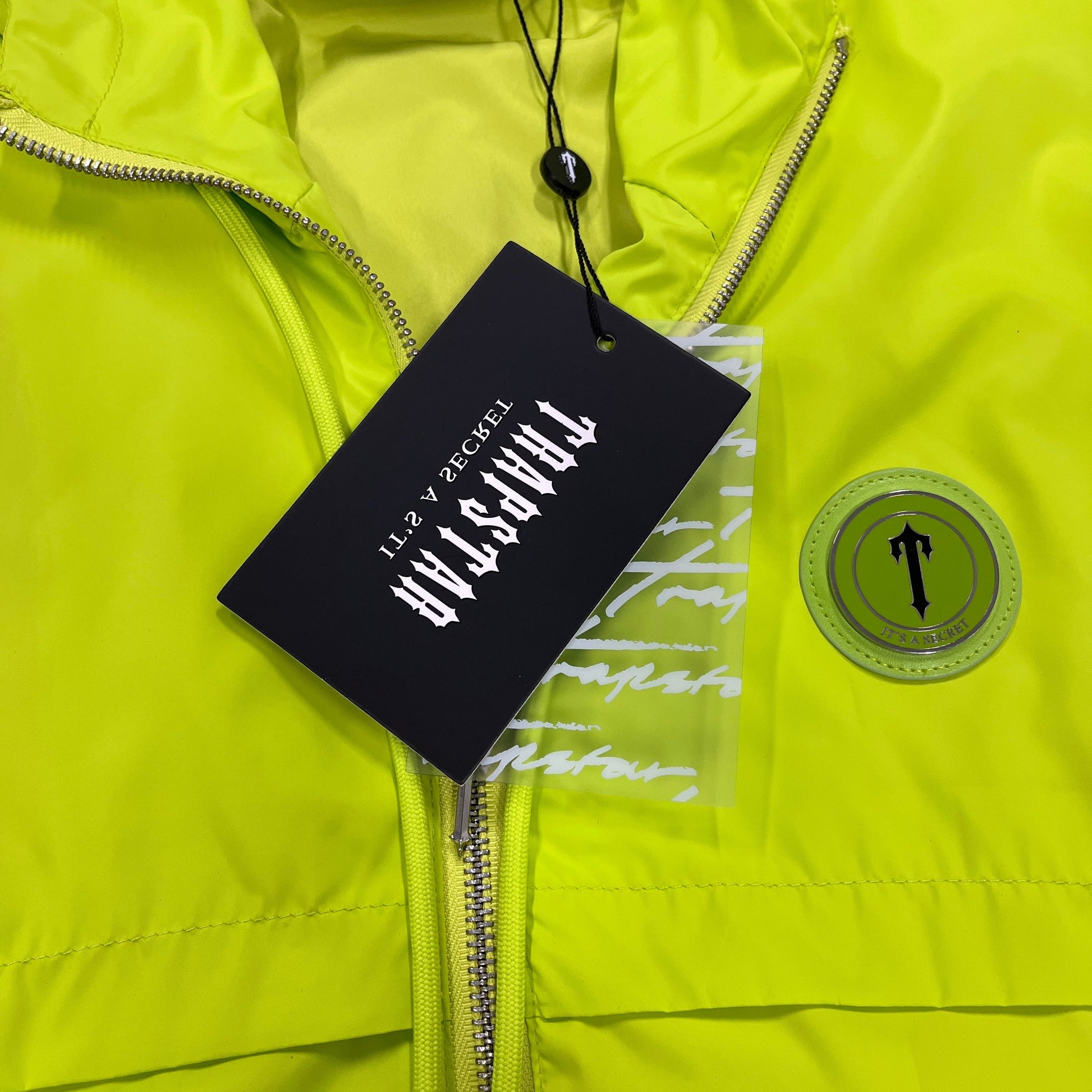 Trapstar Irongate T Windbreaker Jacket Lime