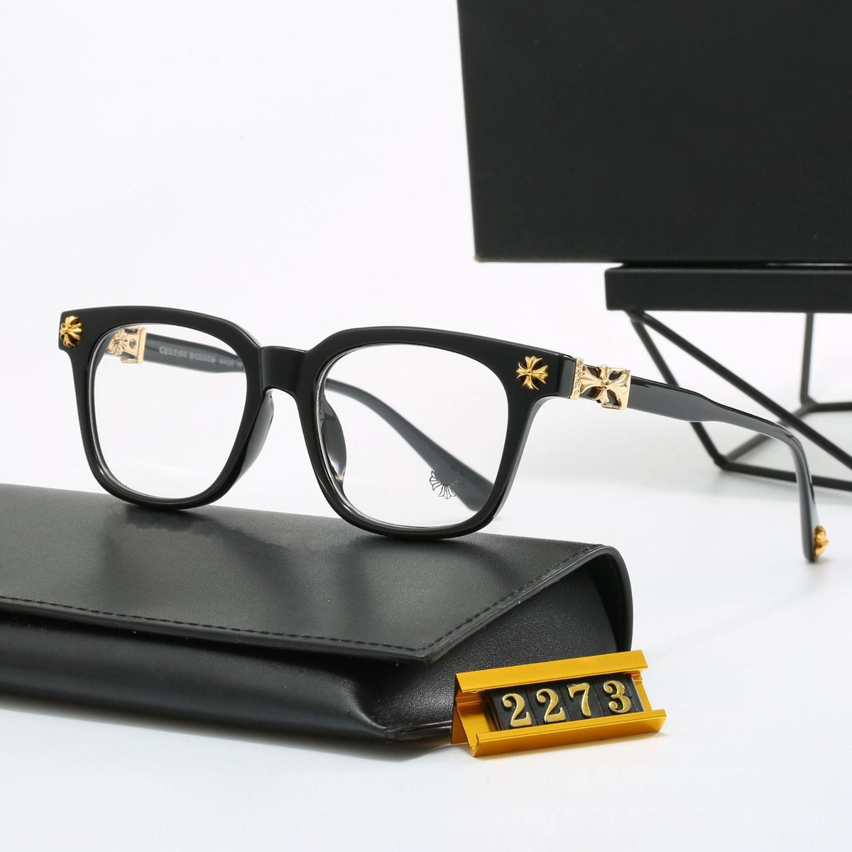 Chrome Hearts 2273 Eyeglasses Black/Gold