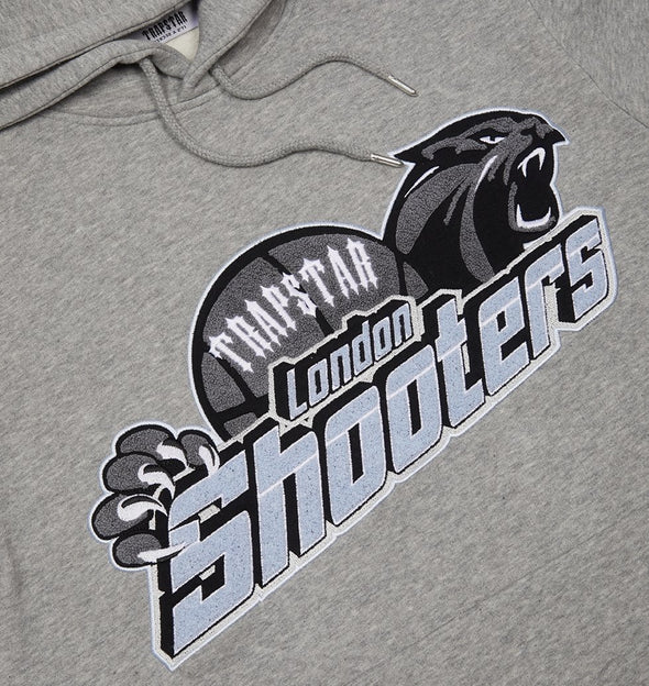 Trapstar Shooters Hoodie Tracksuit Grey/Skyblue