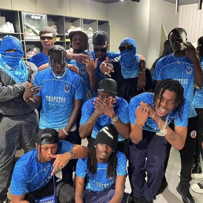 Trapstar Monogram Jersey Ice Blue