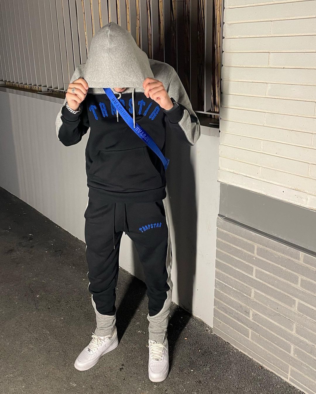 Trapstar Irongate Arch Tracksuit Black/Blue/Grey