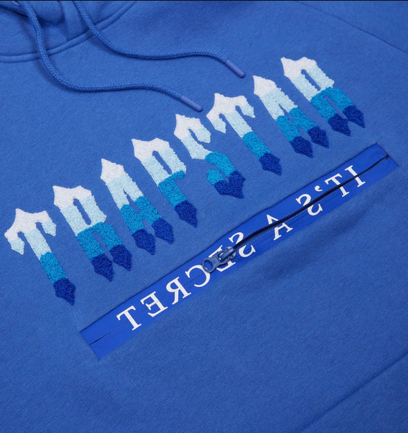 Trapstar Chenille Decoded Hoodie 2.0 Tracksuit Dazzling Blue