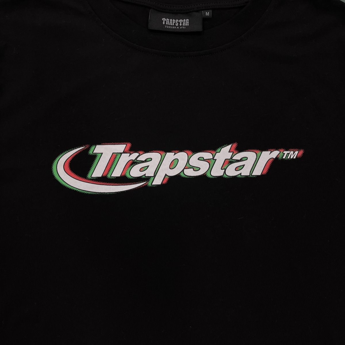 Trapstar x Italiano Hyperdrive Tee Black