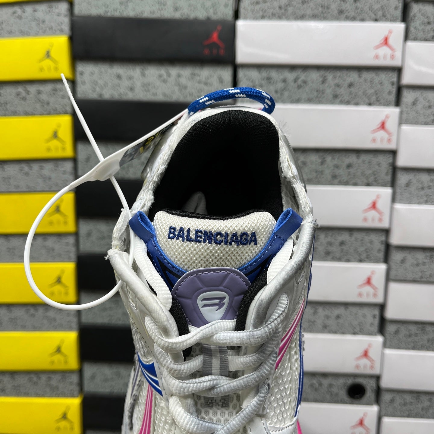 Balenciaga Runner 7.5 White Blue Lilac
