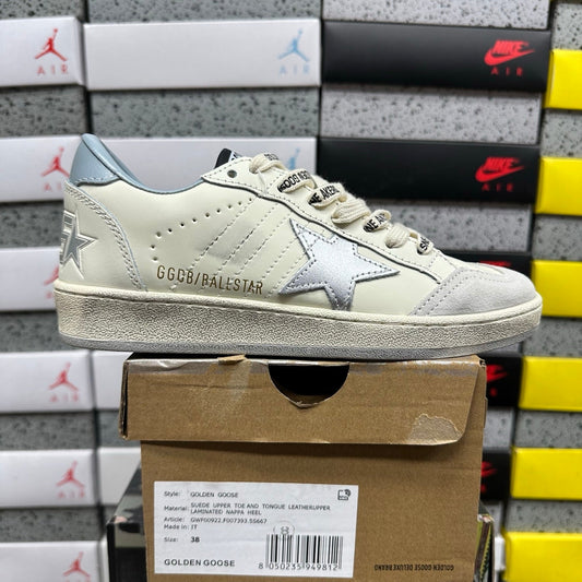 Golden Goose Ball Star Cream Light Blue