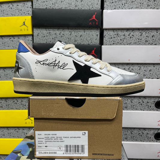 Golden Goose Ball Star Black Grey Blue
