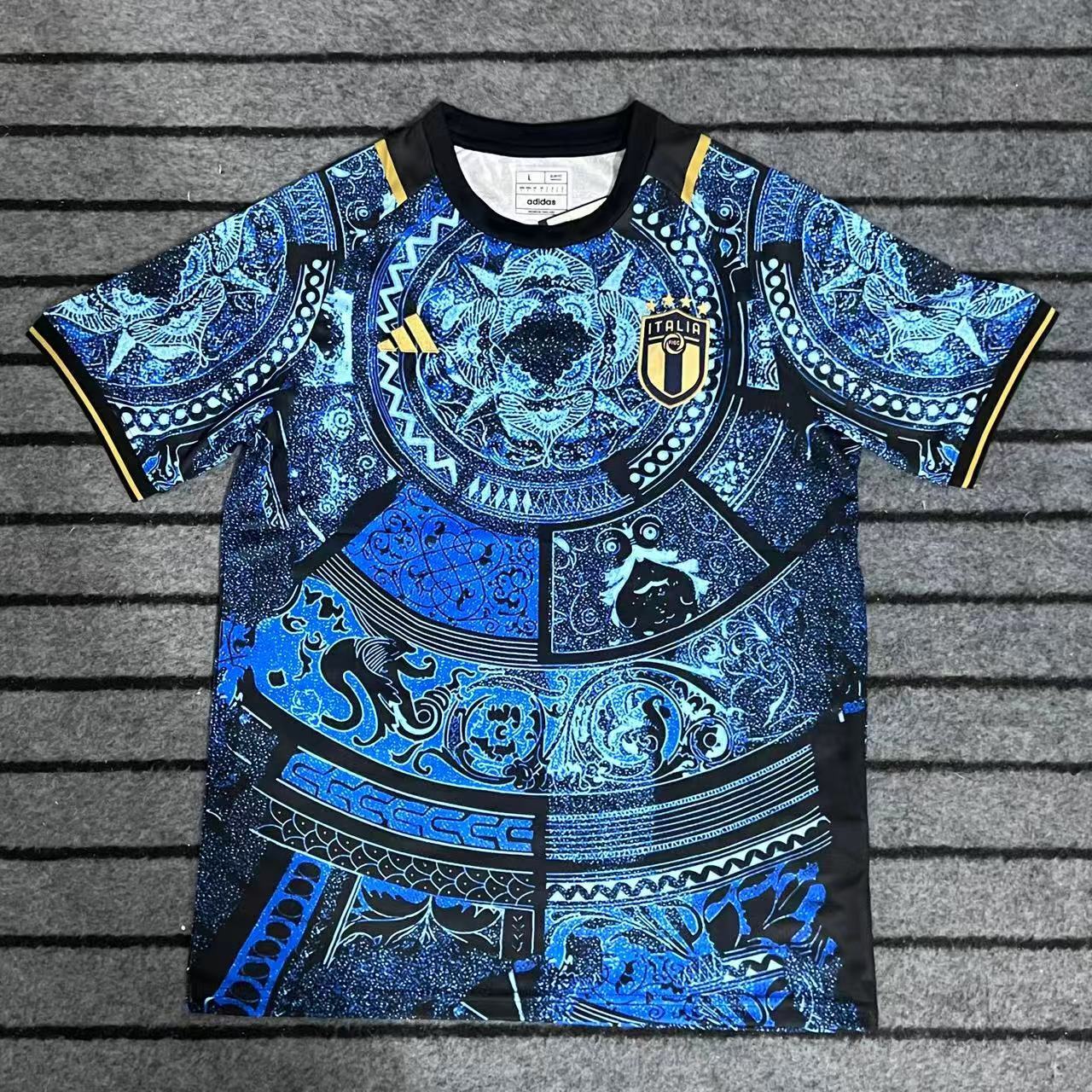 Adidas x Versace Italy Jersey Blue