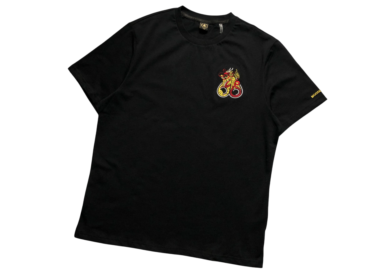 Moose Knuckles Snake Tee Black