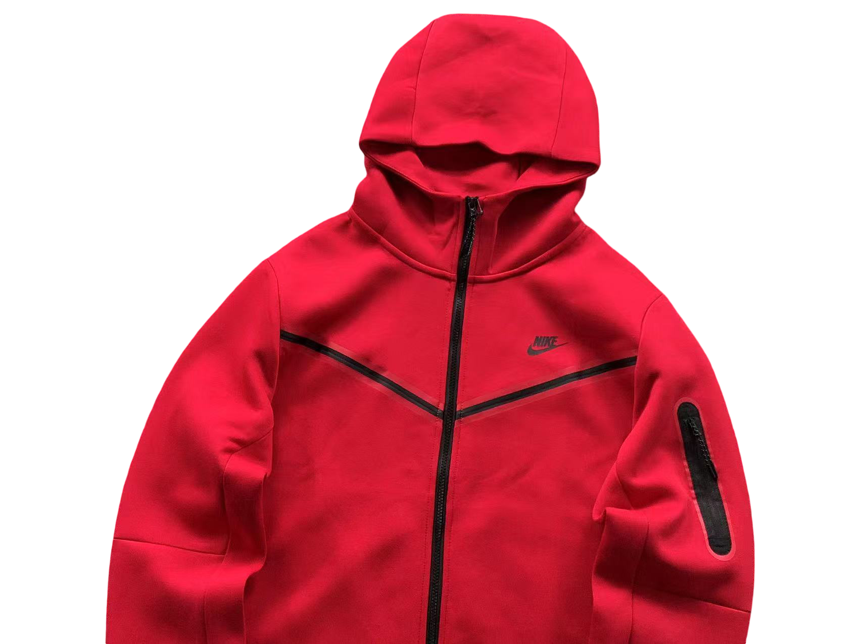 Nike Tech Fleece 2024 Zip Hoodie Red