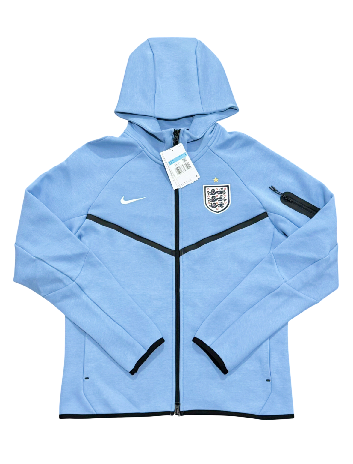 Nike Tech Fleece England Zip Hoodie Blue