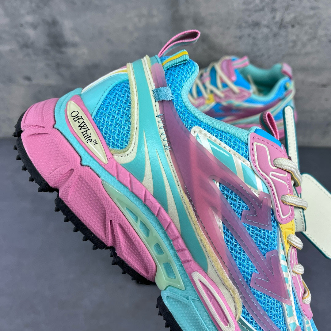 Off-White Be Right Back Blue Pink White