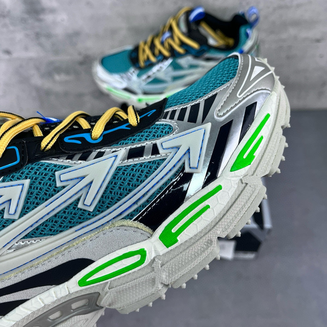 Off-White Be Right Back Teal White Grey