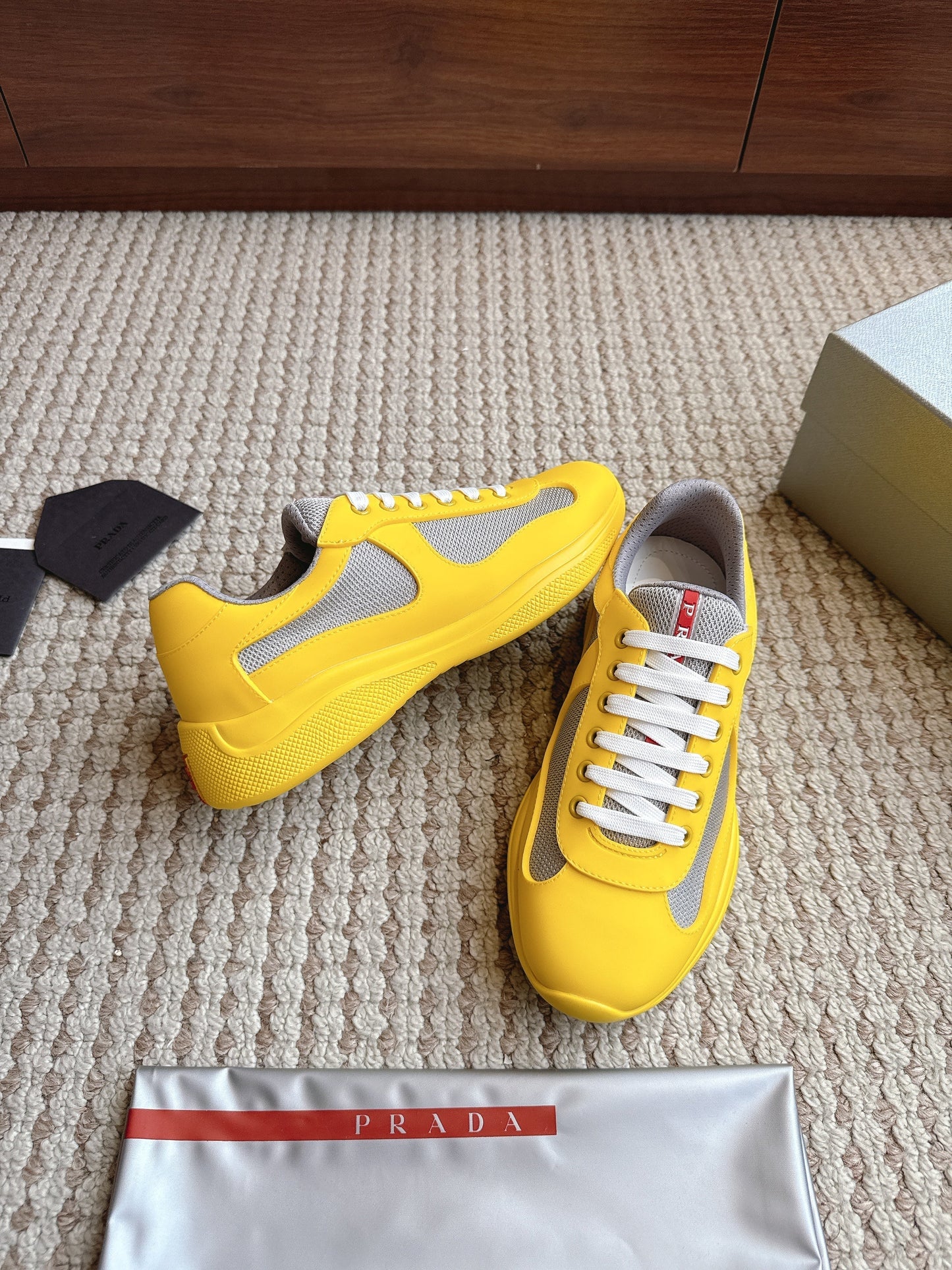 Prada America's Cup Yellow Grey
