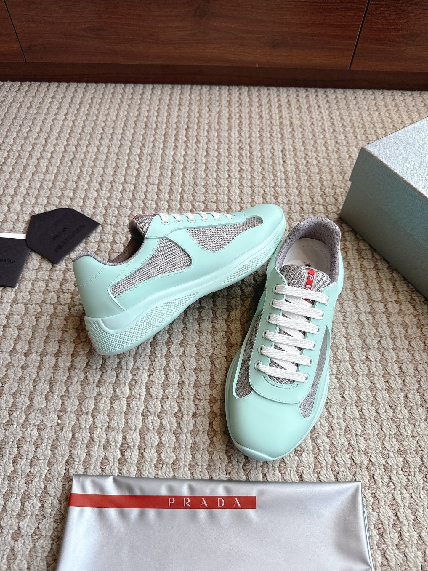 Prada America's Cup Mint Grey