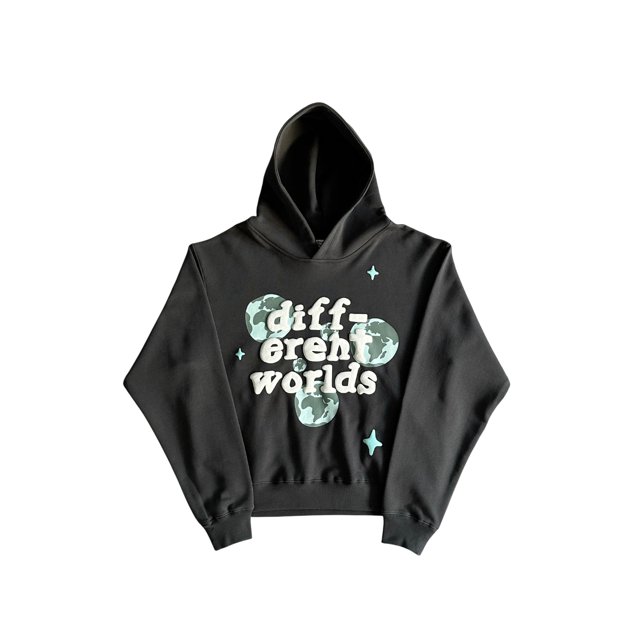 Broken Planet Different Worlds Hoodie Black