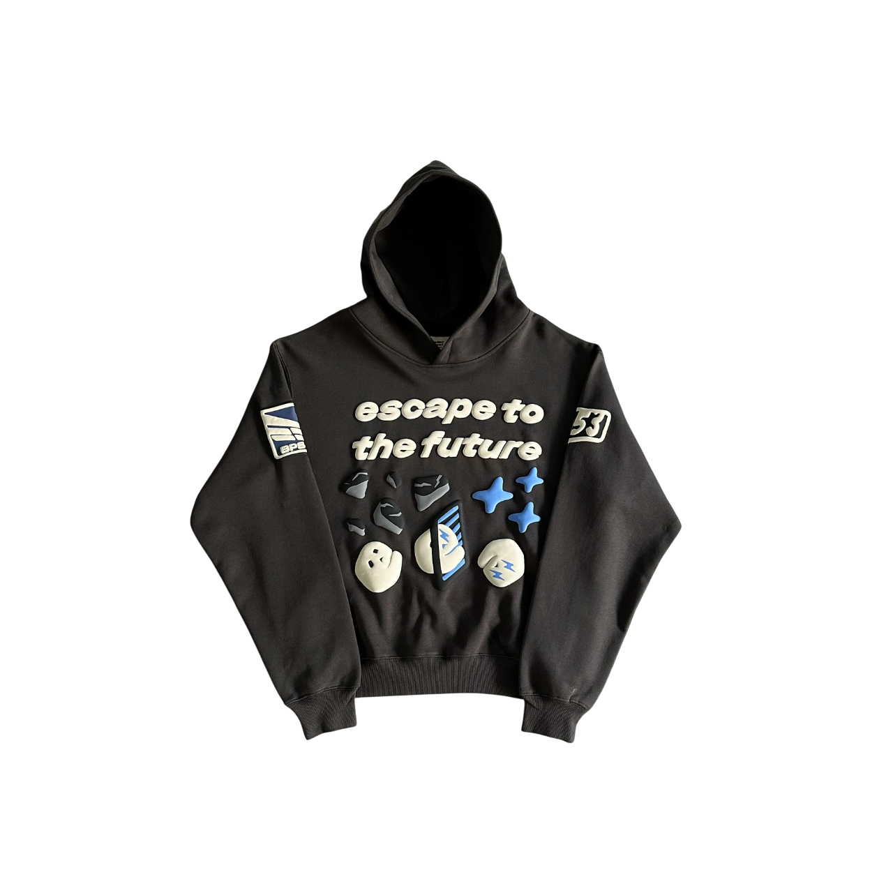 Broken Planet Escape To The Future Hoodie Black
