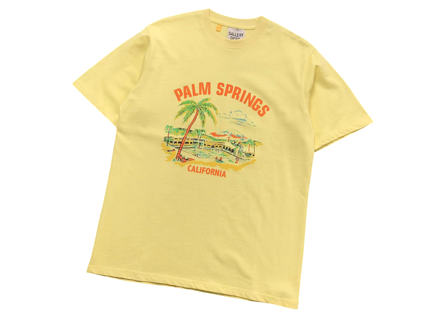 GALLERY DEPT. Palm Springs Tee Yellow