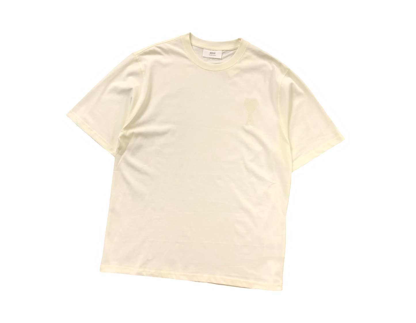 AMI Paris Pastel Fade Tee Light Yellow