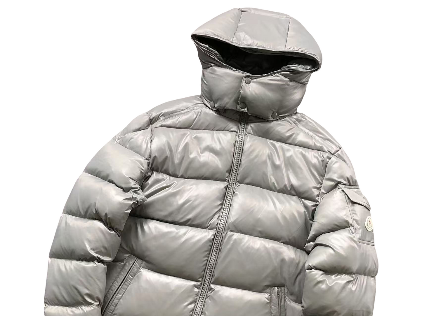 Moncler Maya Down Jacket Grey