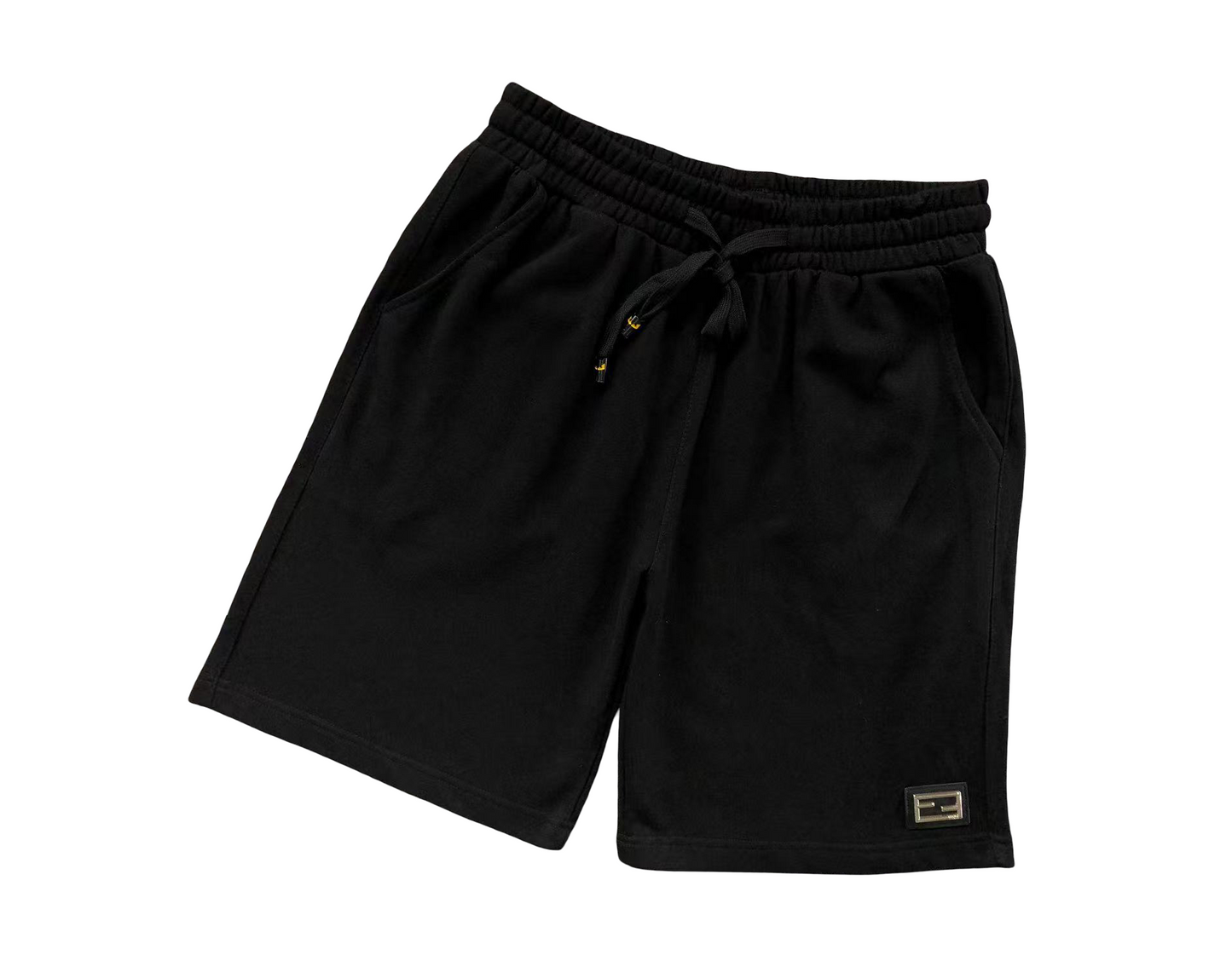 Fendi Little Square Shorts Black