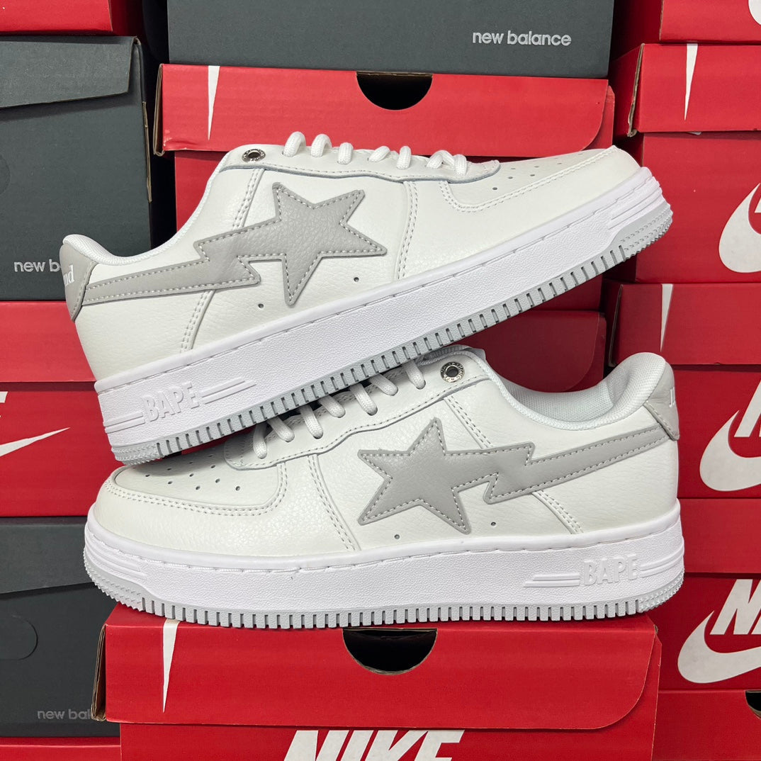 A Bathing Ape Bapesta White/Grey