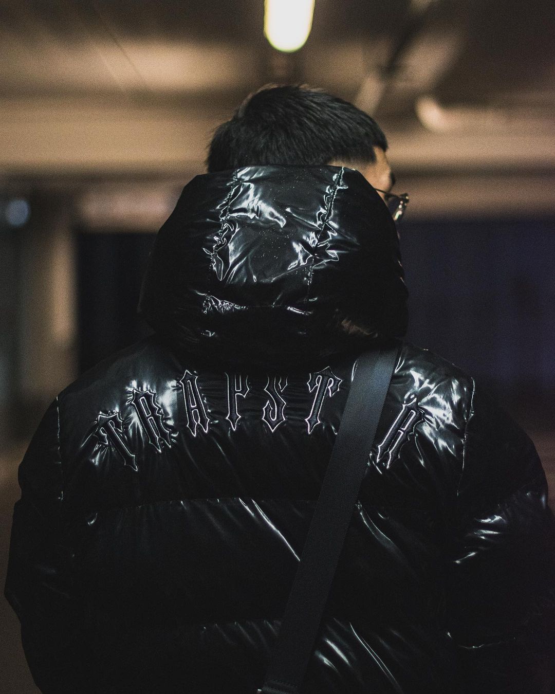 Chaqueta de Plumón con Capucha Desmontable Trapstar Irongate Brillo