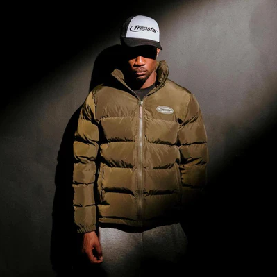 Trapstar Hyperdrive Puffer Jacket 2.0 Olive Green