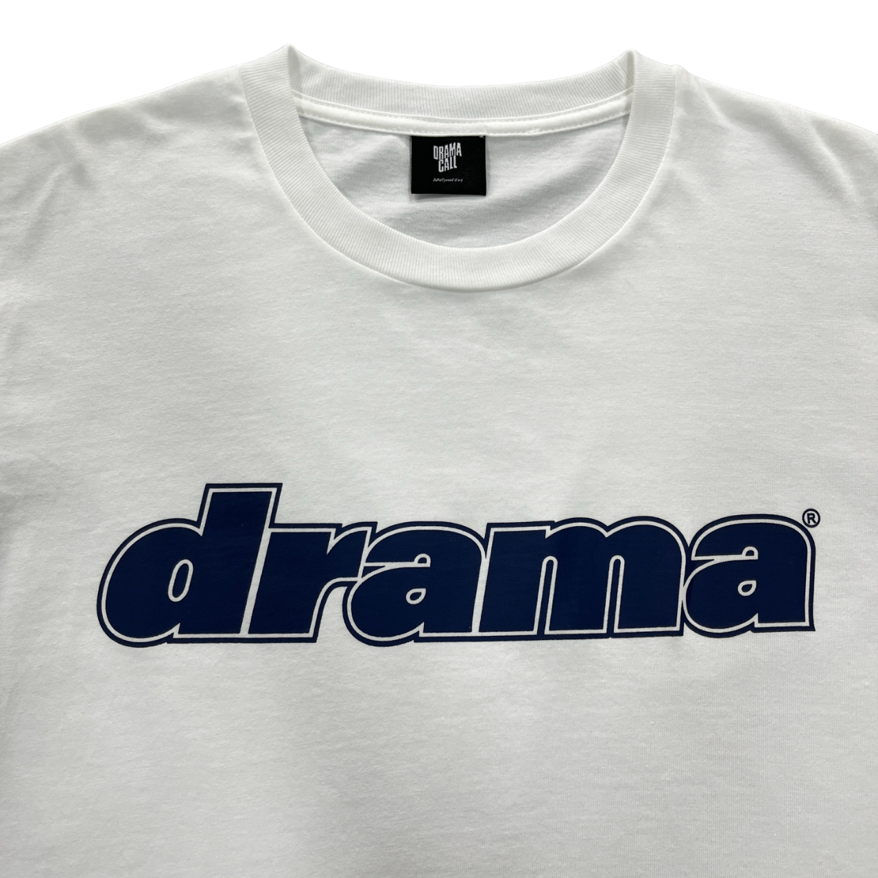 Drama Call Classic Tee White/Blue