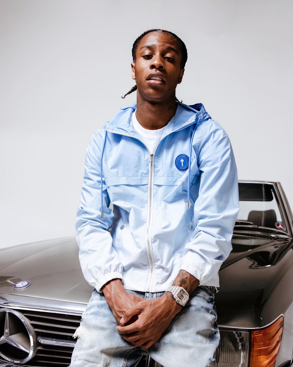 Trapstar Irongate T Gradient Windbreaker Blue Gradient