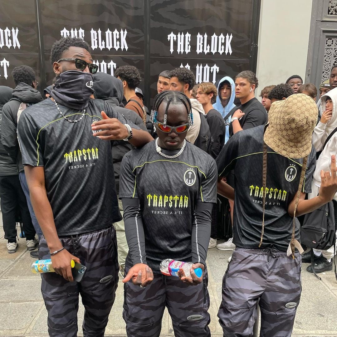 Trapstar Monogram Jersey Black/Lime