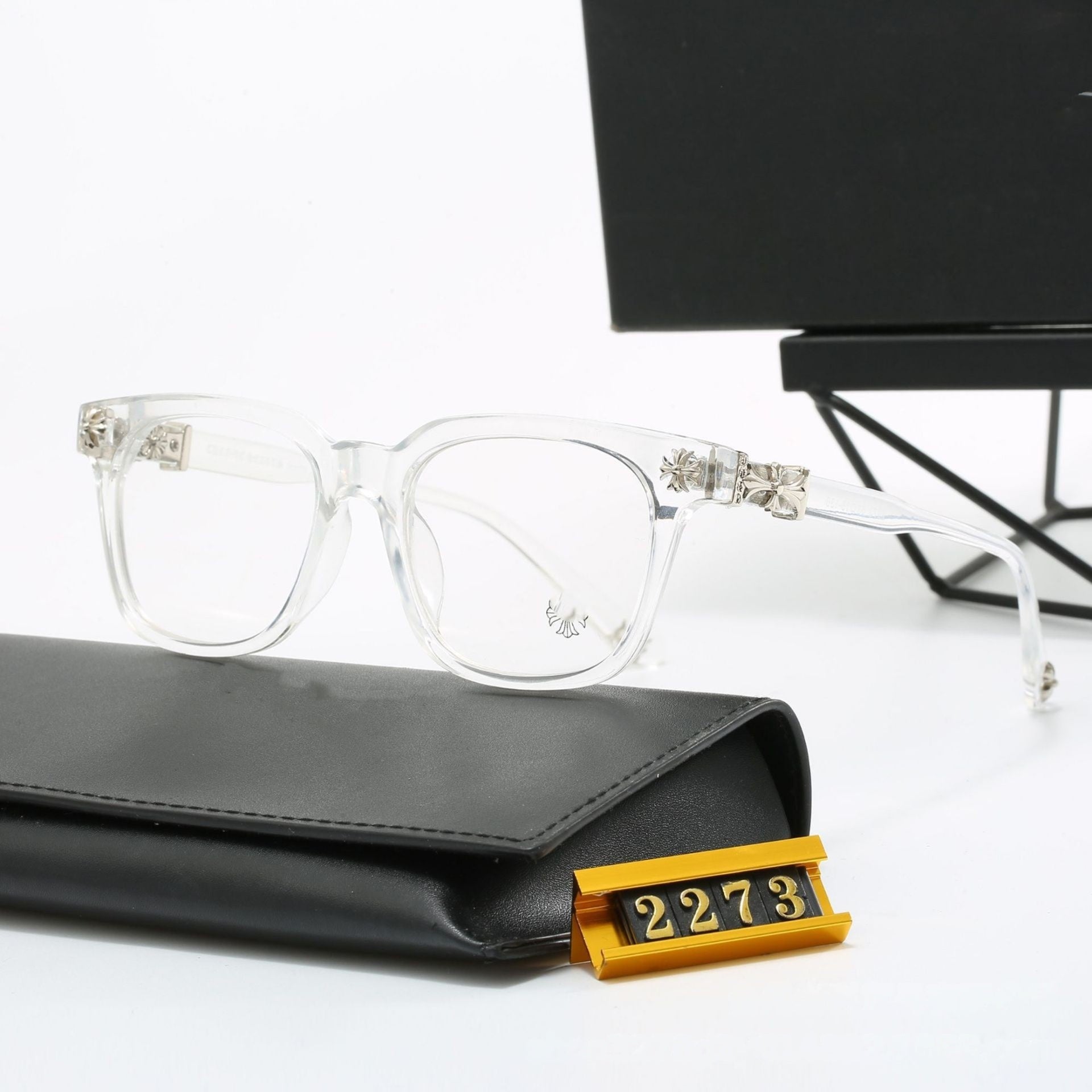 Chrome Hearts 2273 Eyeglasses Clear/Silver