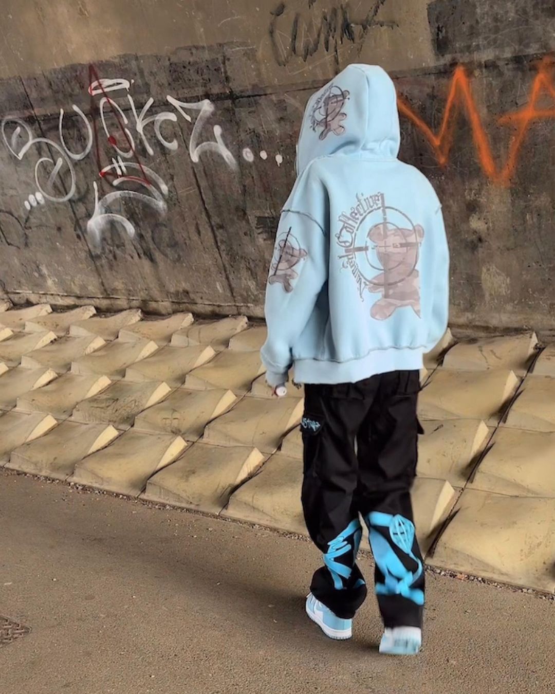 Minus Two Black Graff Cargos - (BLUE)