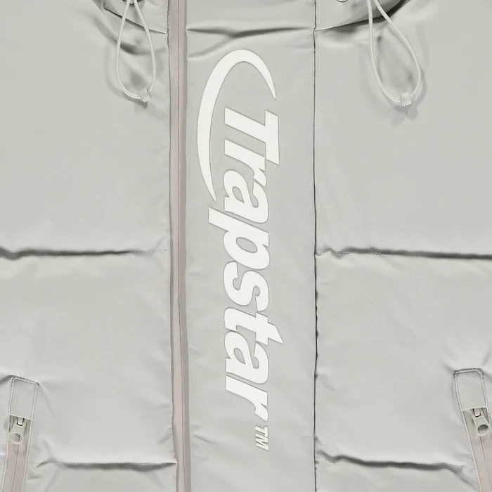 Trapstar Hyperdrive Technical Puffer Jacket Light Grey
