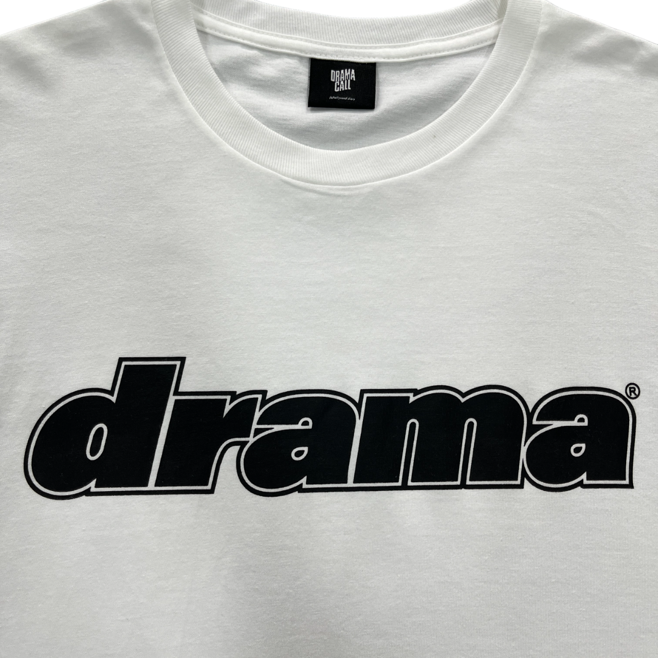 Drama Call Classic Tee White/Black