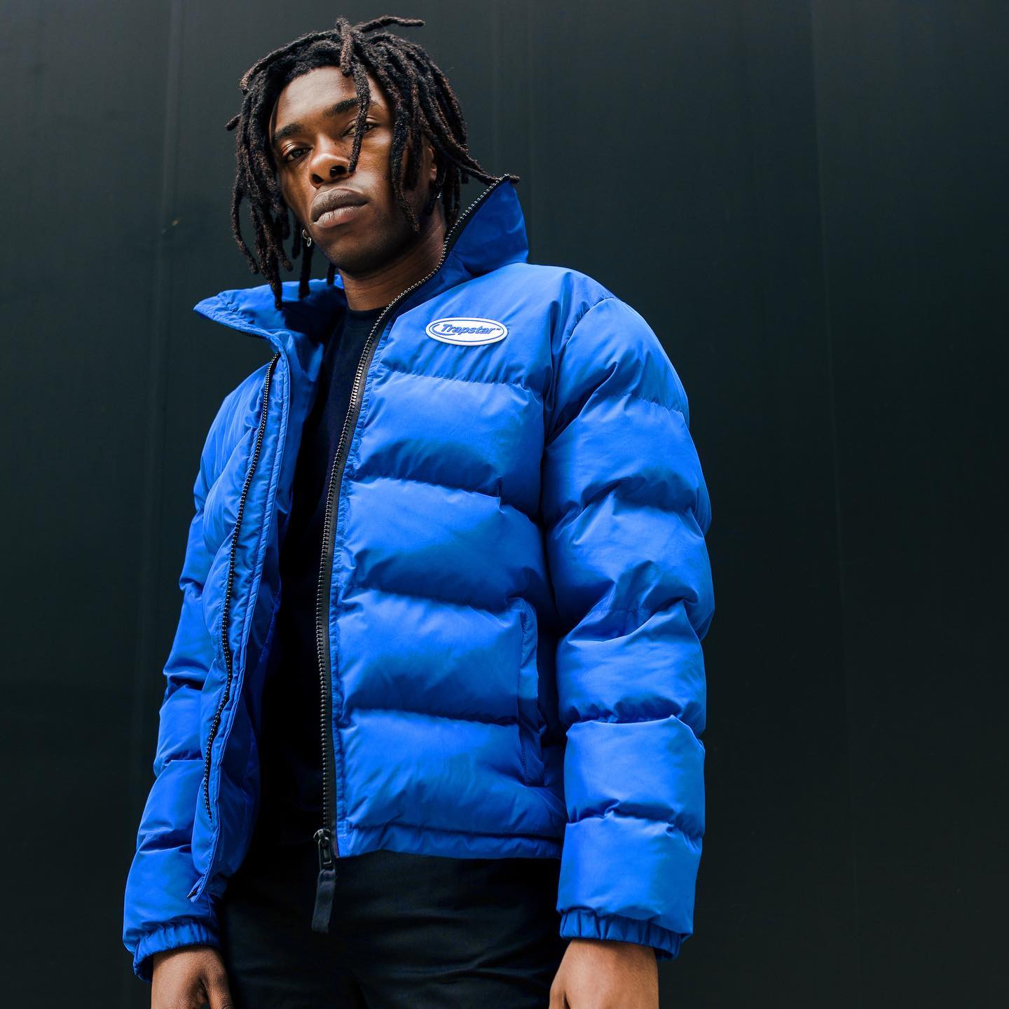 Trapstar Hyperdrive Puffer Jacket 2.0 Blue/White