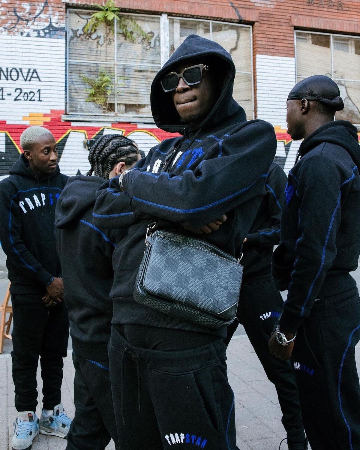 Trapstar Irongate Arch Tracksuit Black Ice Edition