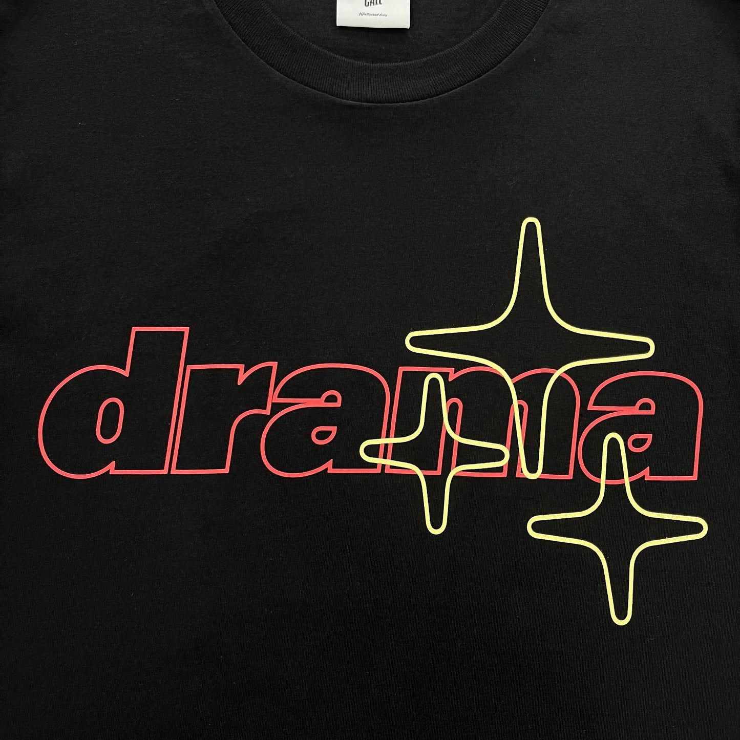 Drama Call Stars Tee Black/Red