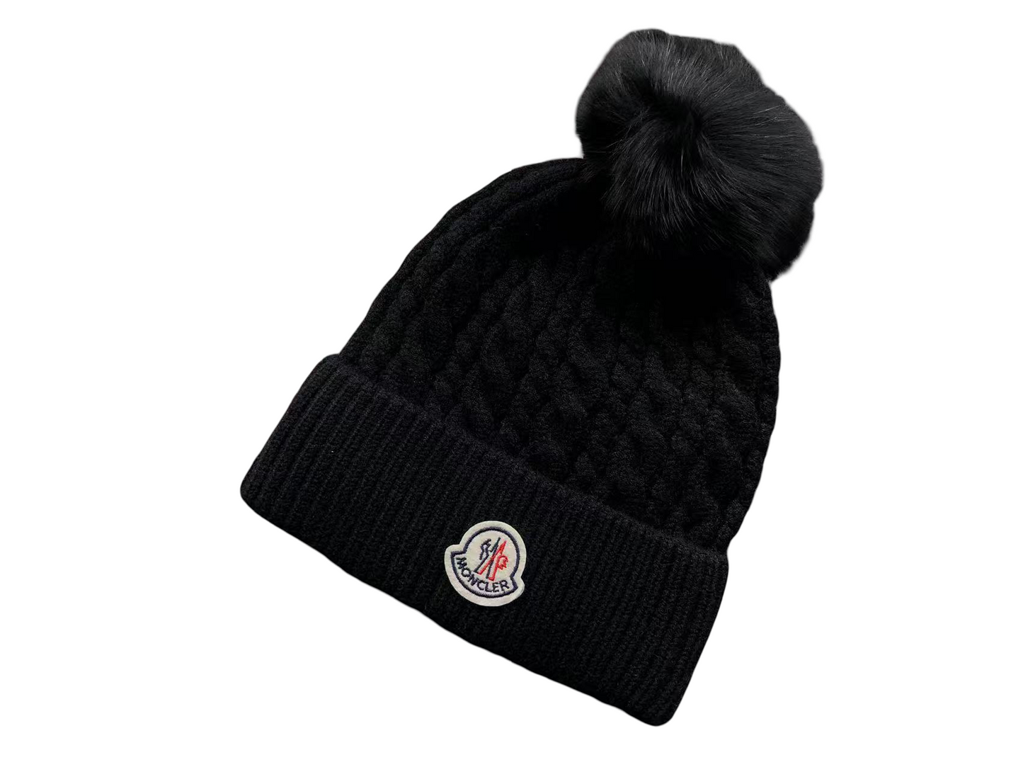 Moncler Pom-pom Beanie Black