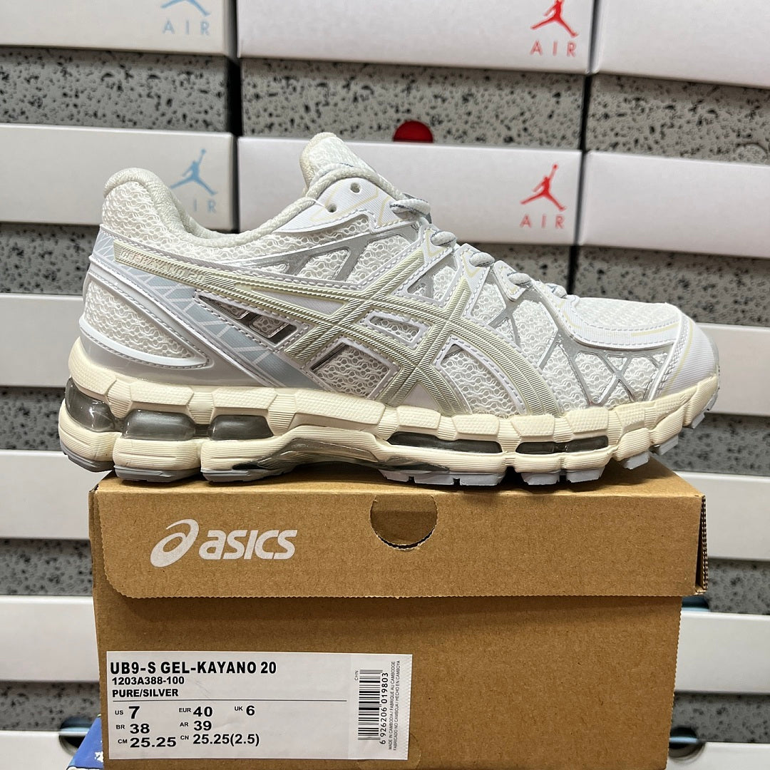 Asics Gel-Kayano 20 White Pure Silver