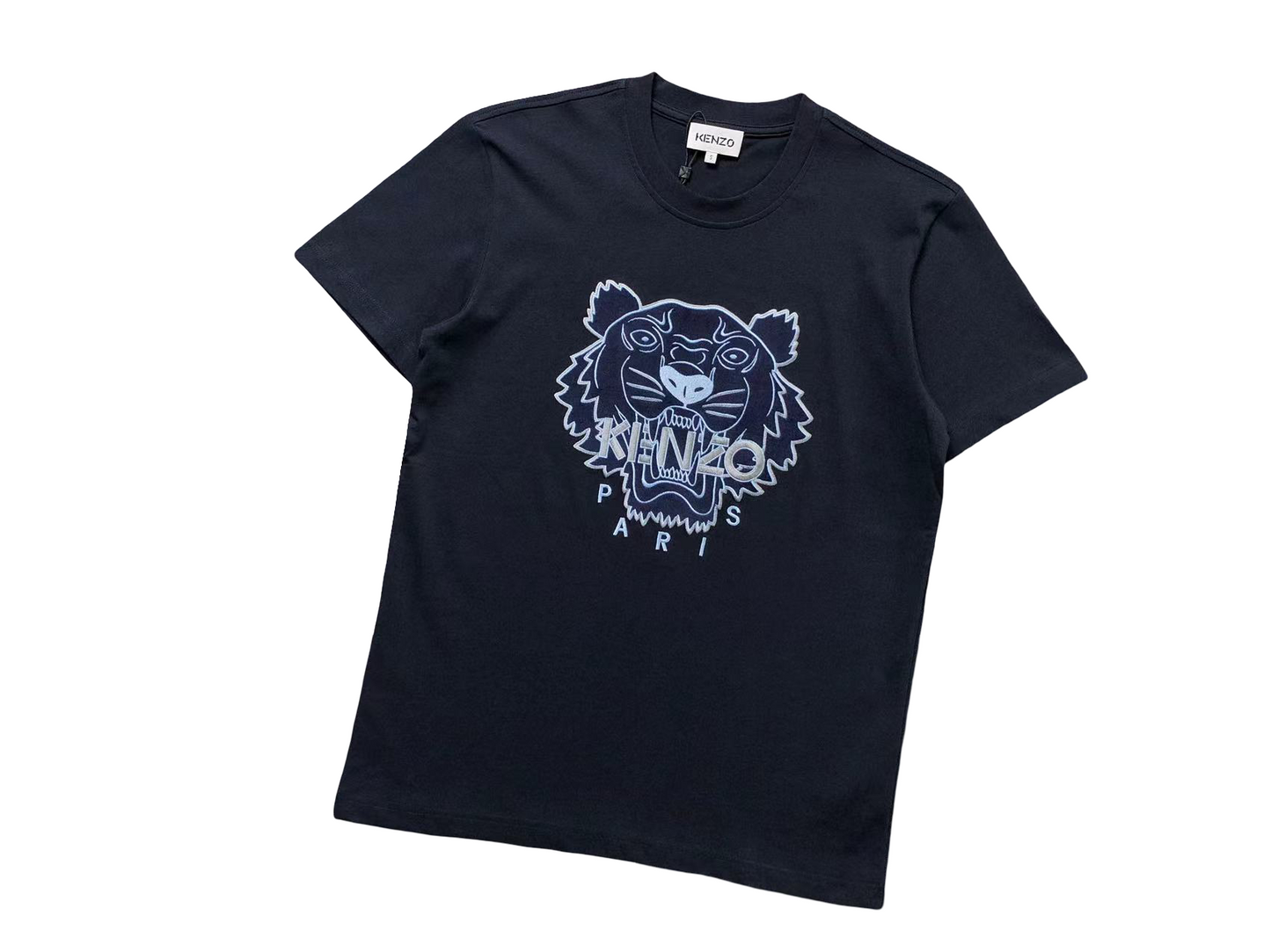 KENZO Tiger Waffle Tee Navy