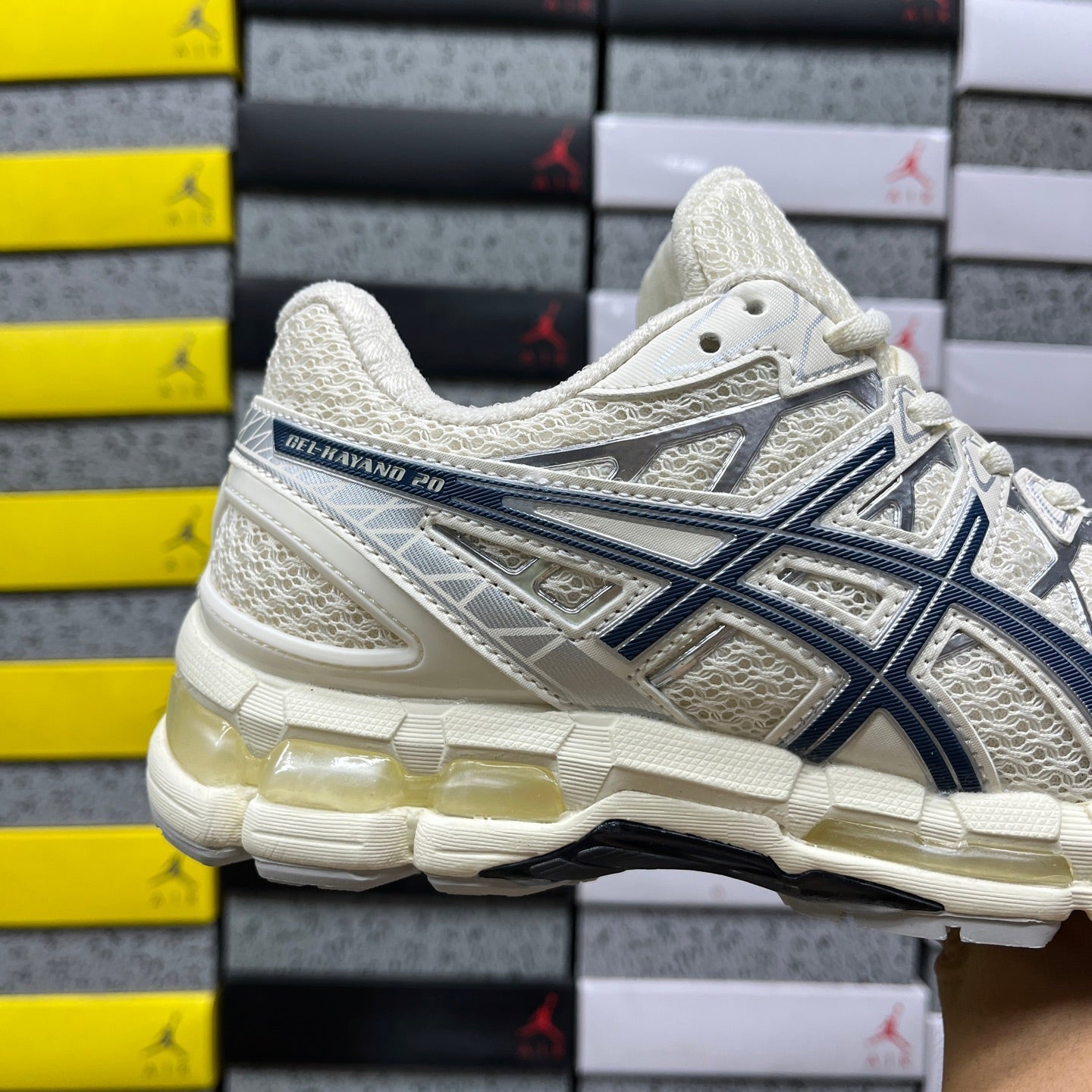 Asics Gel-Kayano 20 Cream Independence Blue