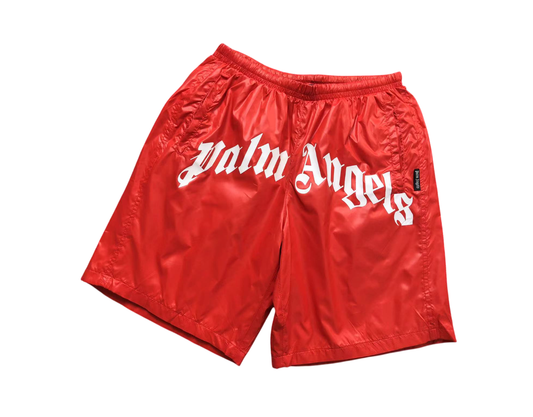Palm Angels Swim Shorts Red