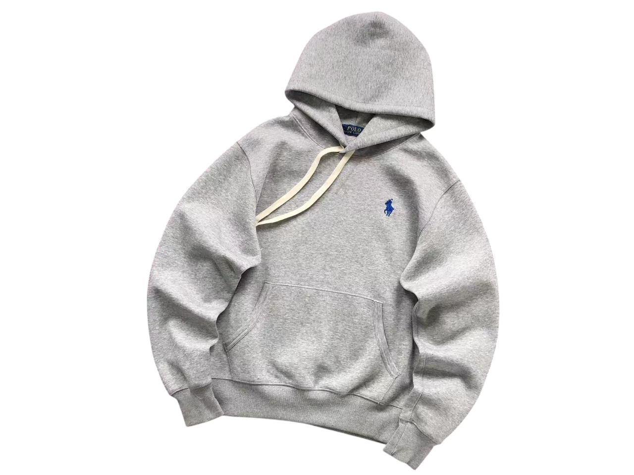 Ralph Lauren Classic Hoodie Grey/Blue