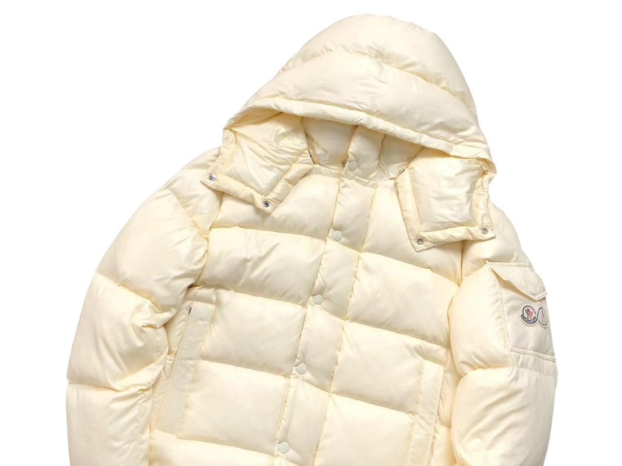 Moncler Maya 70th Anniversary Down Jacket Cream